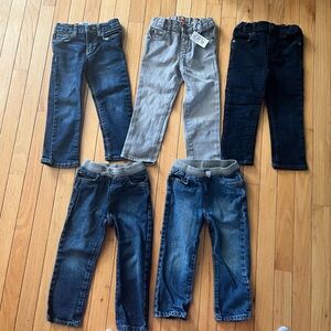 Toddler Boys Jeans Pants Bundle 3t